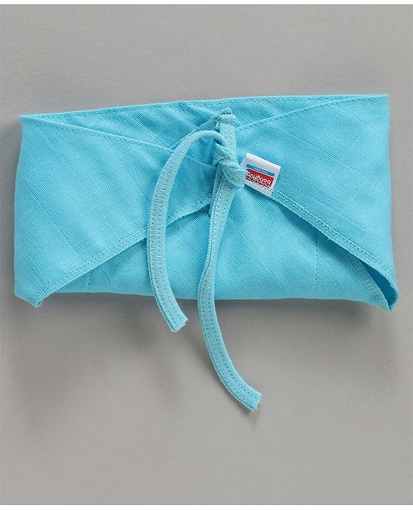 Babyhug 100% Cotton Triangle Cloth Nappies Small Set Of 5 - Multicolor