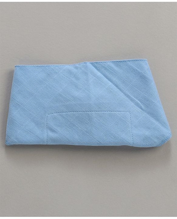 Babyhug 100% Cotton Triangle Cloth Nappies Small Set Of 5 - Multicolor