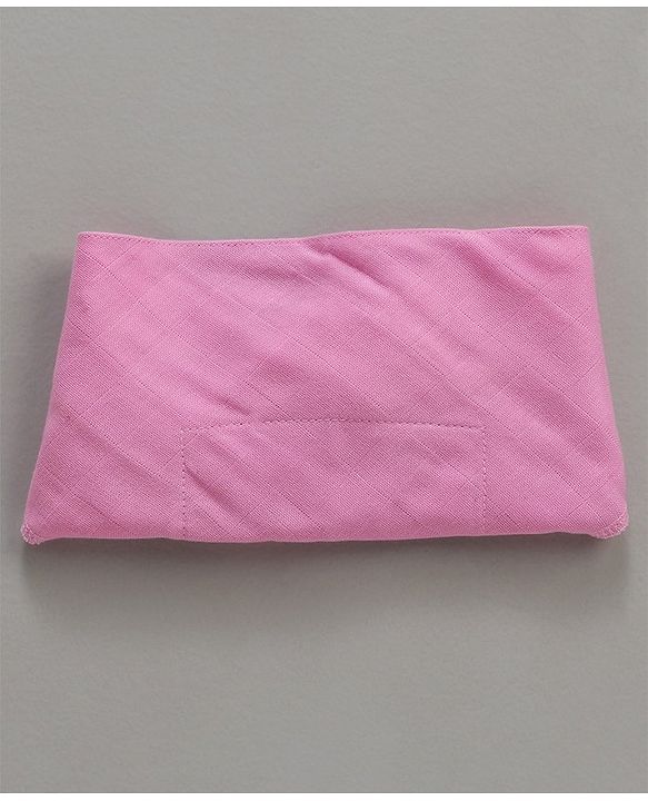 Babyhug 100% Cotton Triangle Cloth Nappies Small Set Of 5 - Multicolor