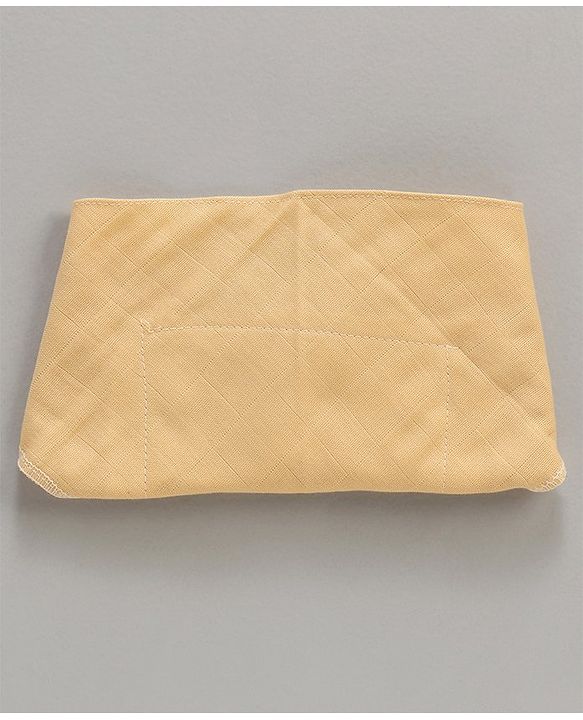 Babyhug 100% Cotton Triangle Cloth Nappies Small Set Of 5 - Multicolor