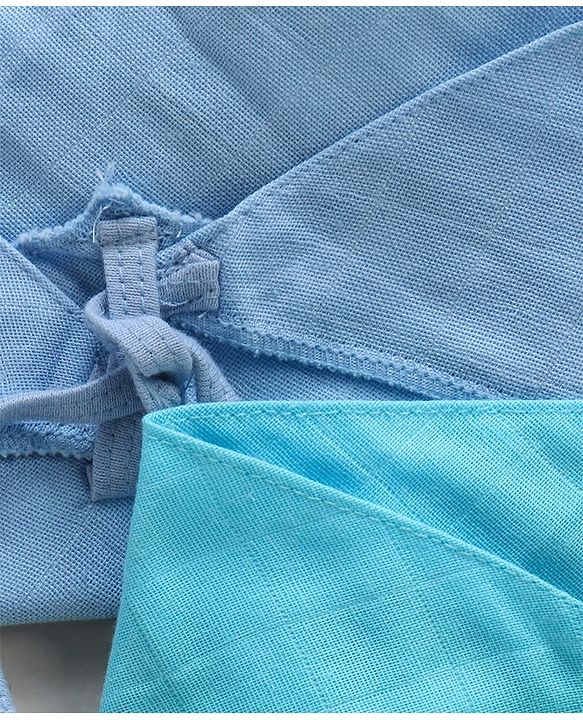 Babyhug 100% Cotton Triangle Cloth Nappies Small Set Of 5 - Multicolor