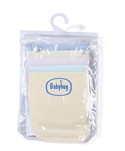 Babyhug Muslin Cotton Cloth Nappy Insert  Pack Of 5 - Multicolor