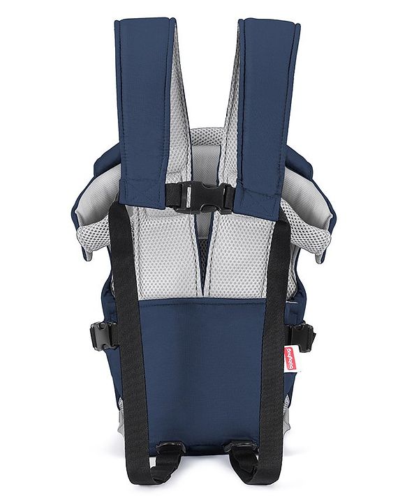 Babyhug Comfort Nest 3 Way Baby Carrier With Adjustable Infant Head Support - Navy