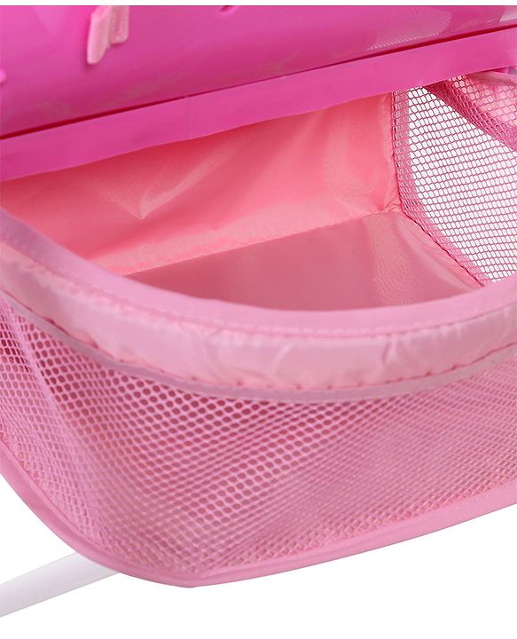 Babyhug Easy Diner High Chair With 5 Adjustable Heights & 3 Level Seat Recline - Pink