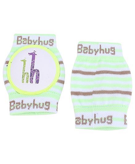 Babyhug Elbow & Knee Protection Pads Green And White (Design May Vary)