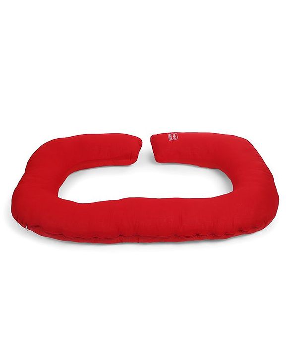 Babyhug C Shape Maternity Pillow - Red