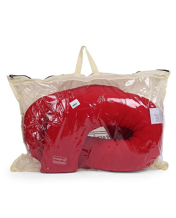 Babyhug C Shape Maternity Pillow - Red