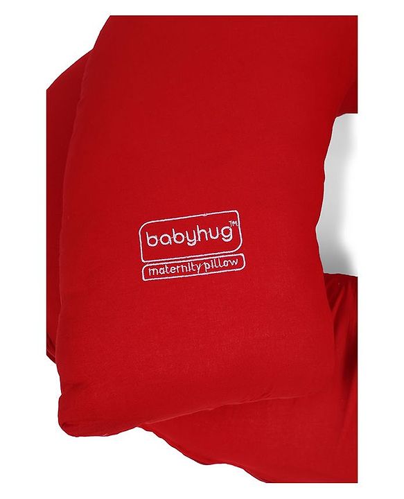 Babyhug C Shape Maternity Pillow - Red