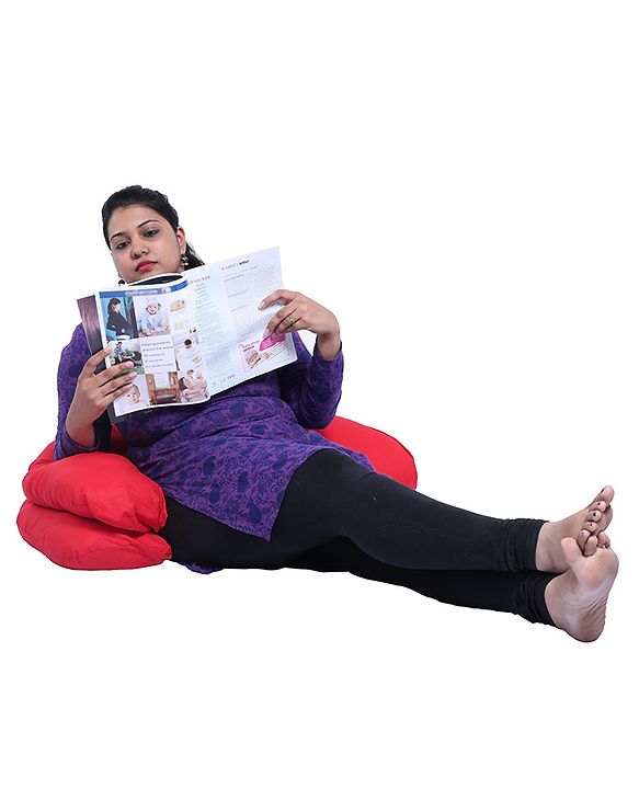 Babyhug C Shape Maternity Pillow - Red