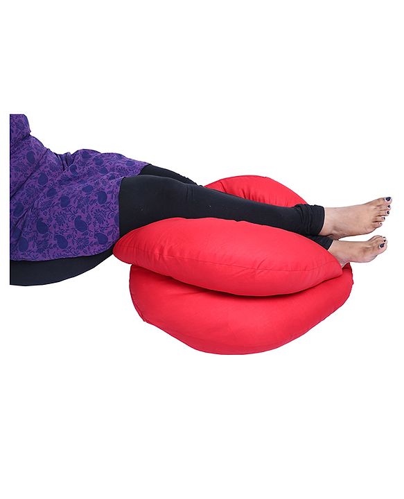 Babyhug C Shape Maternity Pillow - Red