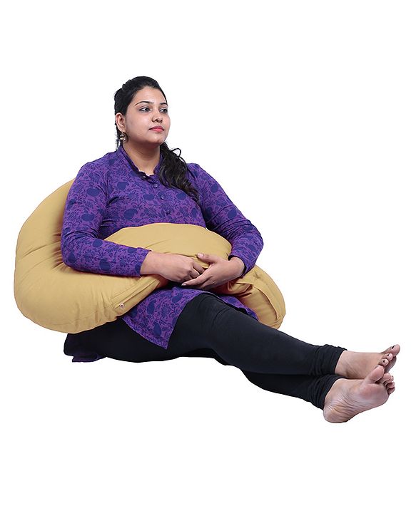Babyhug C Shape Maternity Pillow - Beige