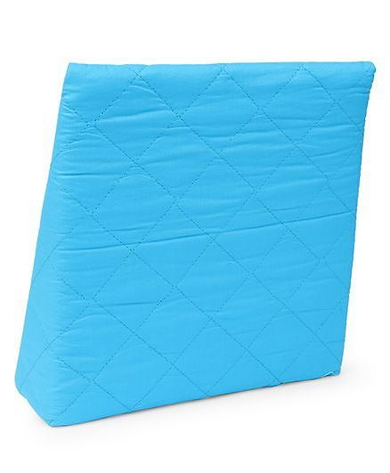Babyhug Maternity Wedge Pillow With Quilted Cover - Blue