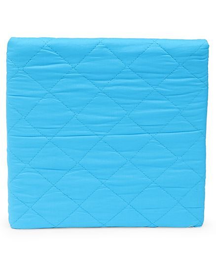 Babyhug Maternity Wedge Pillow With Quilted Cover - Blue