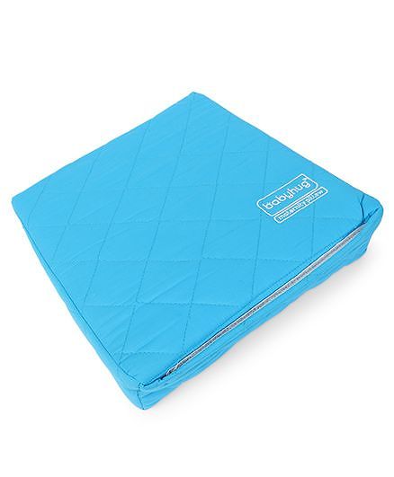 Babyhug Maternity Wedge Pillow With Quilted Cover - Blue