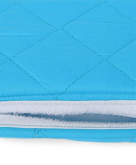 Babyhug Maternity Wedge Pillow With Quilted Cover - Blue