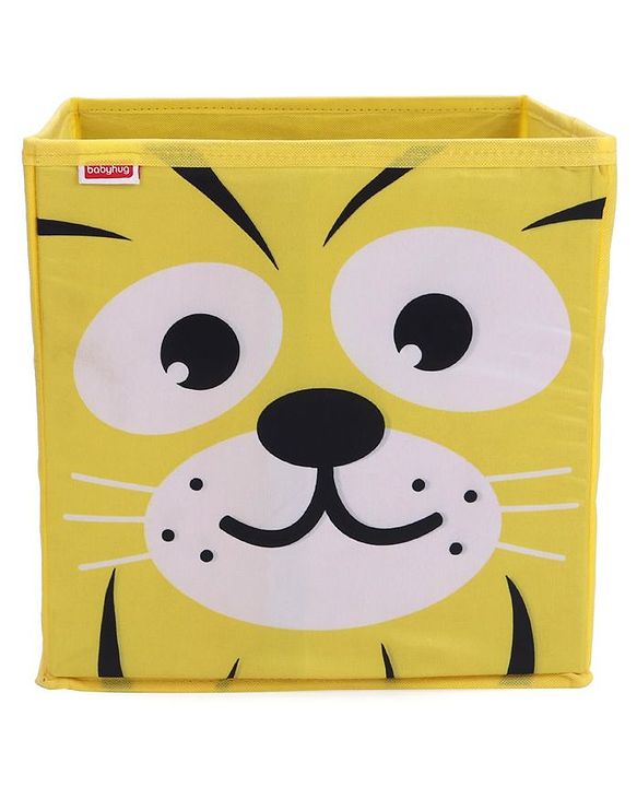 Babyhug Storage Bin Tiger Print - Yellow