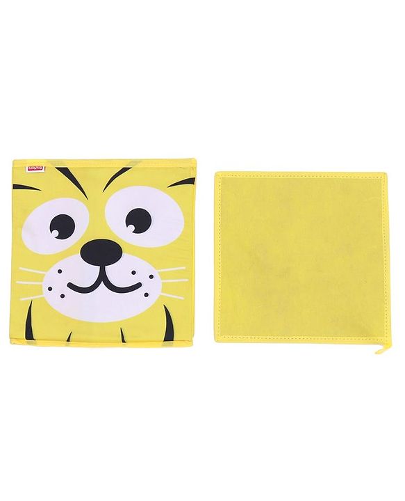 Babyhug Storage Bin Tiger Print - Yellow