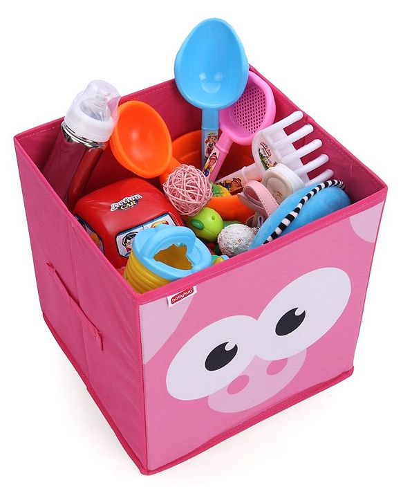 Babyhug Storage Bin Piggy Print - Pink