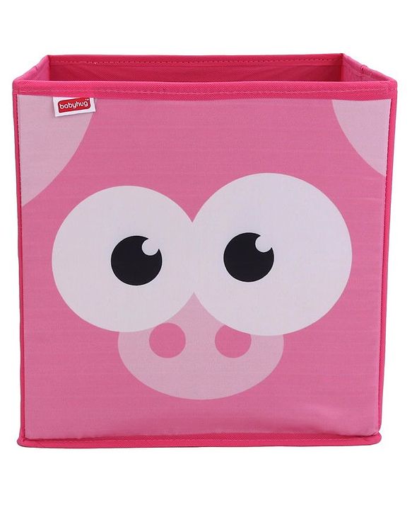 Babyhug Storage Bin Piggy Print - Pink