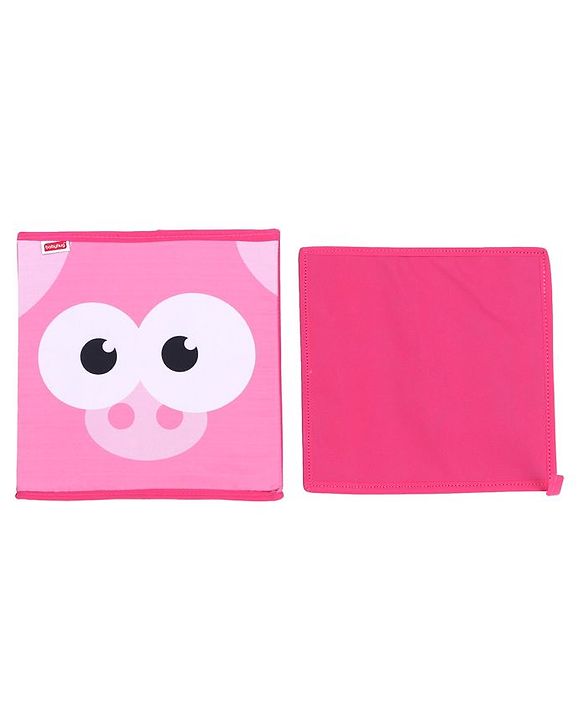 Babyhug Storage Bin Piggy Print - Pink
