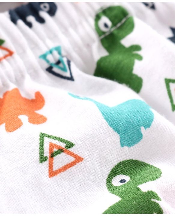 Babyhug 100% Cotton Briefs Pack of 3 - Orange White