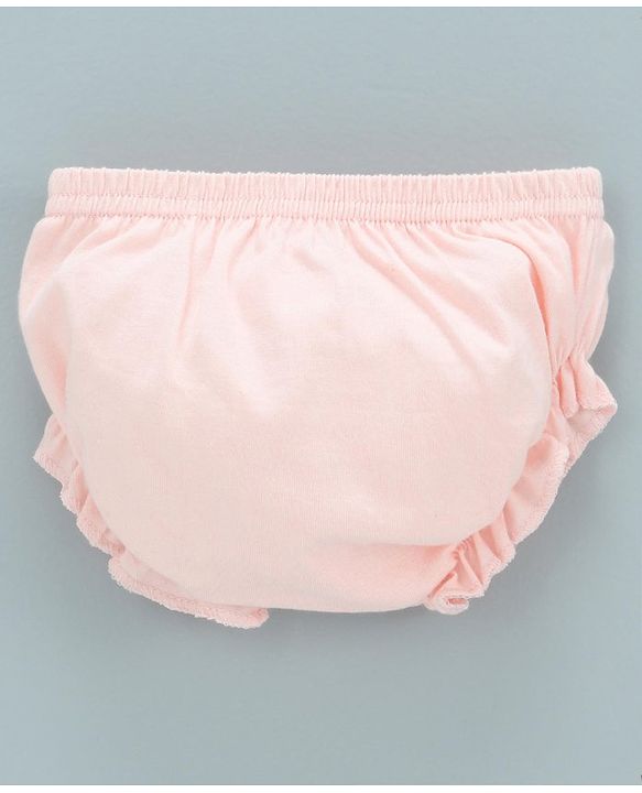 Babyhug 100% Cotton Bloomer Striped & Butterfly Print Pack of 3 - Pink