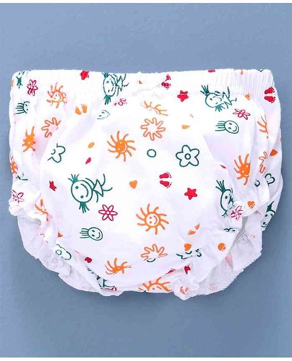 Babyhug 100% Cotton Bloomer Pack of 3 -  Coral