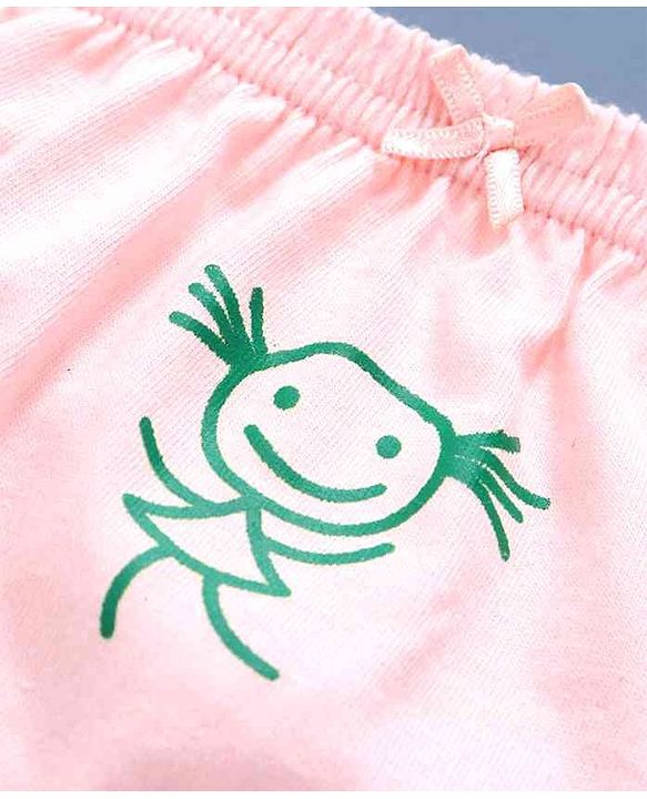 Babyhug 100% Cotton Bloomer Pack of 3 -  Coral