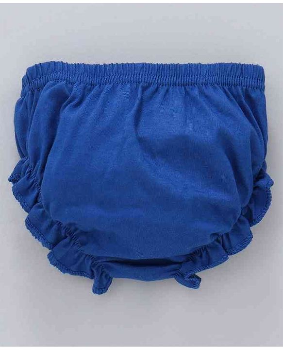 Babyhug 100% Cotton Bloomers Pack of 3 - Navy Blue