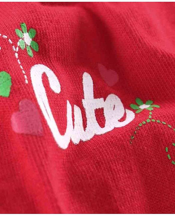 Babyhug 100% Cotton Bloomers Multiprint Pack of 3 - White Red