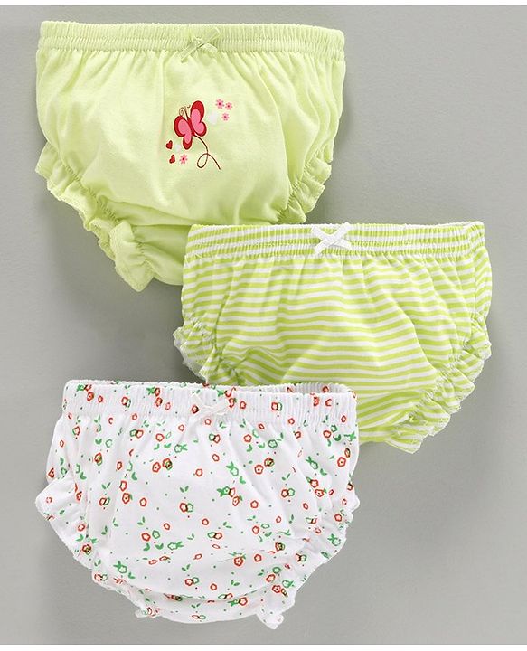 Babyhug 100% Cotton Bloomer Pack of 3