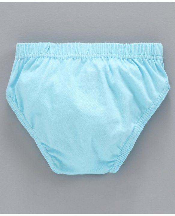 Babyhug 100% Cotton Brief Polka Dot Print Pack of 3 - White Blue