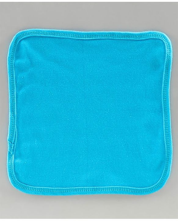 Babyhug 100% Cotton Double Layer Wash Cloth Pack of 3 - Yellow Orange Blue