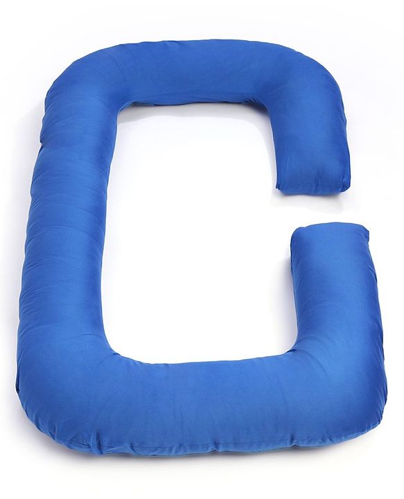 Babyhug Cotton C Shape Maternity Pillow - Royal Blue
