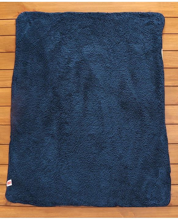 Babyhug Sherin & Poly Wool All Season Blanket Vehicle Design - Blue (Blanket's Fur Color May Vary)