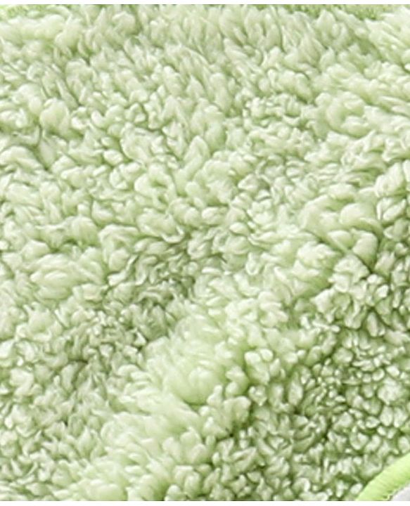 Babyhug Sherin & Poly Wool All Season Blanket Elephant Design - White Green (Blanket's Fur Color May Vary)