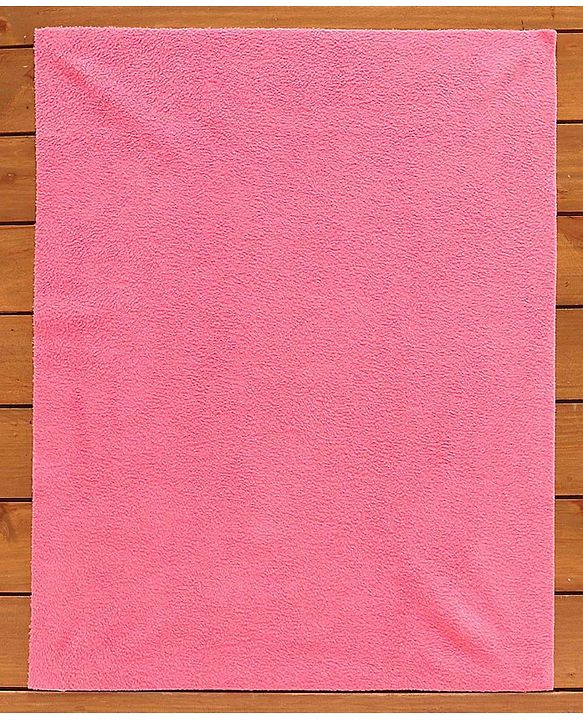 Babyhug Smart Dry Bed Protector Sheet Pack of 2 Small- Green and Pink