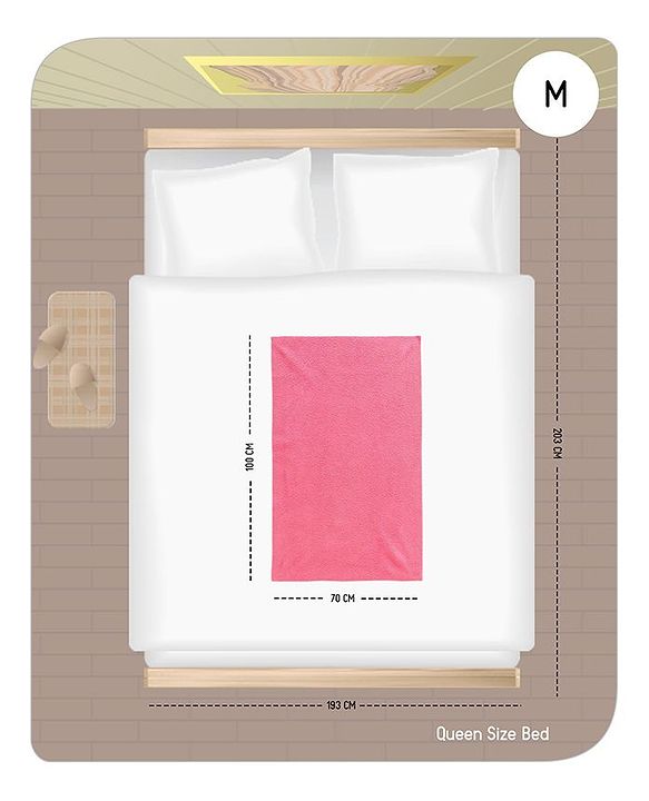 Babyhug Smart Dry Bed Protector Sheet Pack of 2 Medium - Pink Green