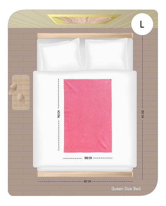 Babyhug Smart Dry Bed Protector Sheet Pack of 2 Large - Pink Green