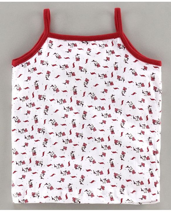 Babyhug 100% Cotton Slips Pack of 3 - Red