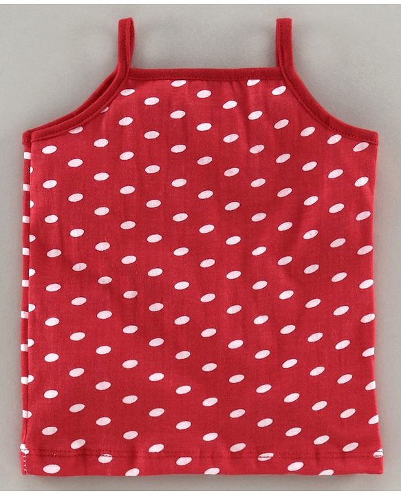 Babyhug 100% Cotton Slips Pack of 3 - Red