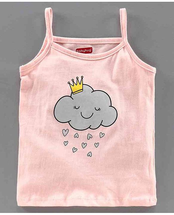 Babyhug 100% Cotton Slips Pack of 3 - Pink