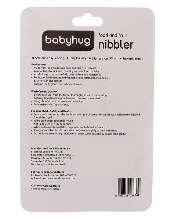 Babyhug Fruit Nibbler - Orange