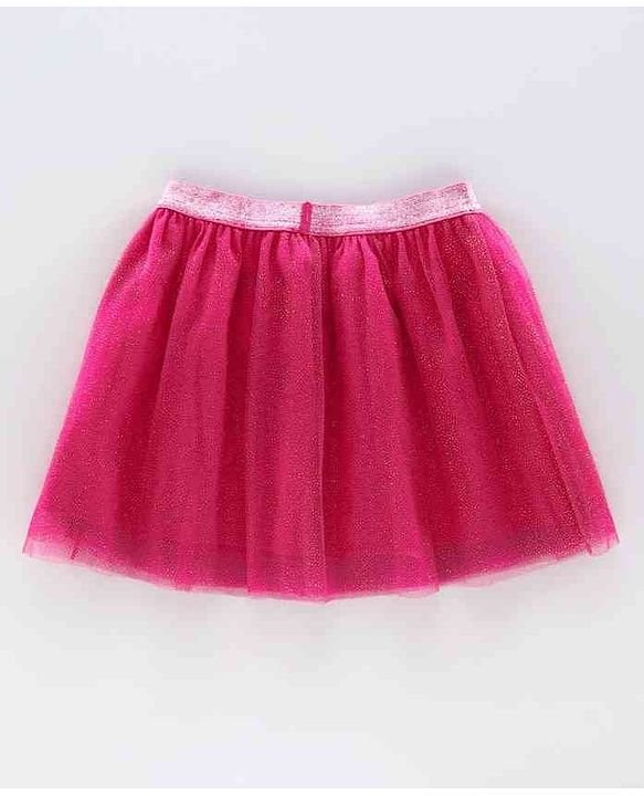 Pine Kids Knee Length Biowash Skirt - Red