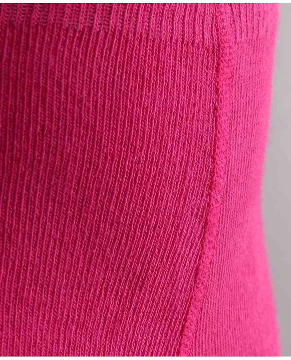 Cute Walk by Babyhug Anti-bacterial Footed Tights - Dark Pink