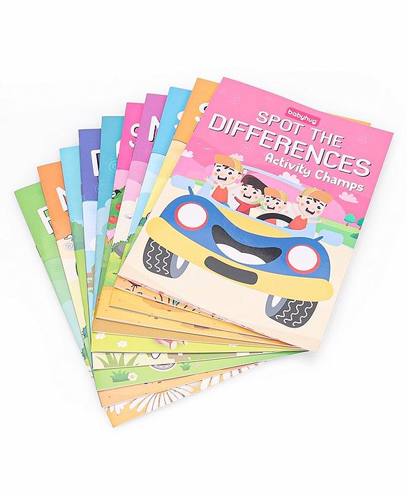 Babyhug First Step to Big Learning Activity Champ Books Set of 10 - English
