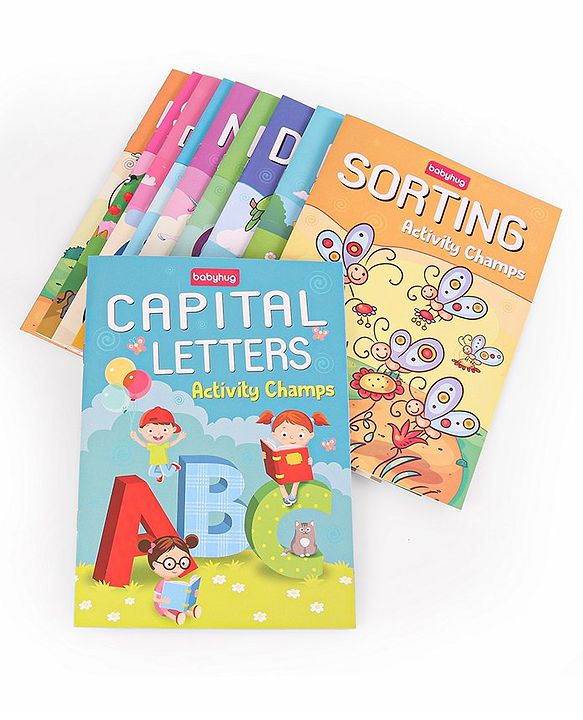 Babyhug First Step to Big Learning Activity Champ Books Set of 10 - English