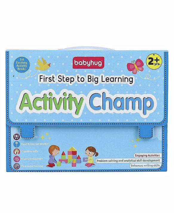 Babyhug First Step to Big Learning Activity Champ Books Set of 10 - English