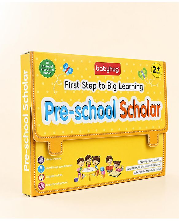 Babyhug First Step to Big Learning Pre-school Scholar Books Set of 10 - English
