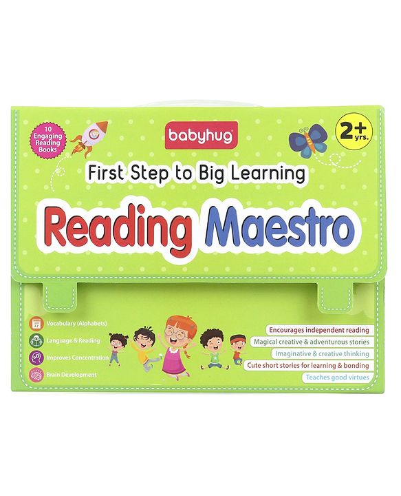 Babyhug First Step to Big Learning Reading Maestro Books Set of 10 - English